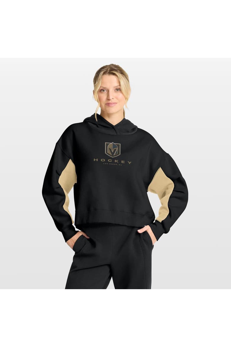 Women's Fanatics Black Vegas Golden Knights Back Check Boxy Hoodie, Main, color, Black