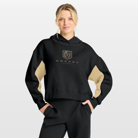 Women
s Fanatics Black Vegas Golden Knights Back Check Boxy Hoodie
