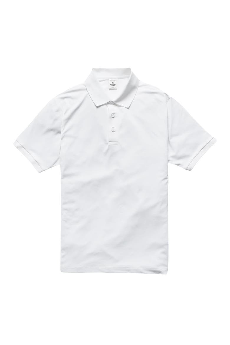 Playoff Tech Piqué Polo, Alternate, color, WHITE