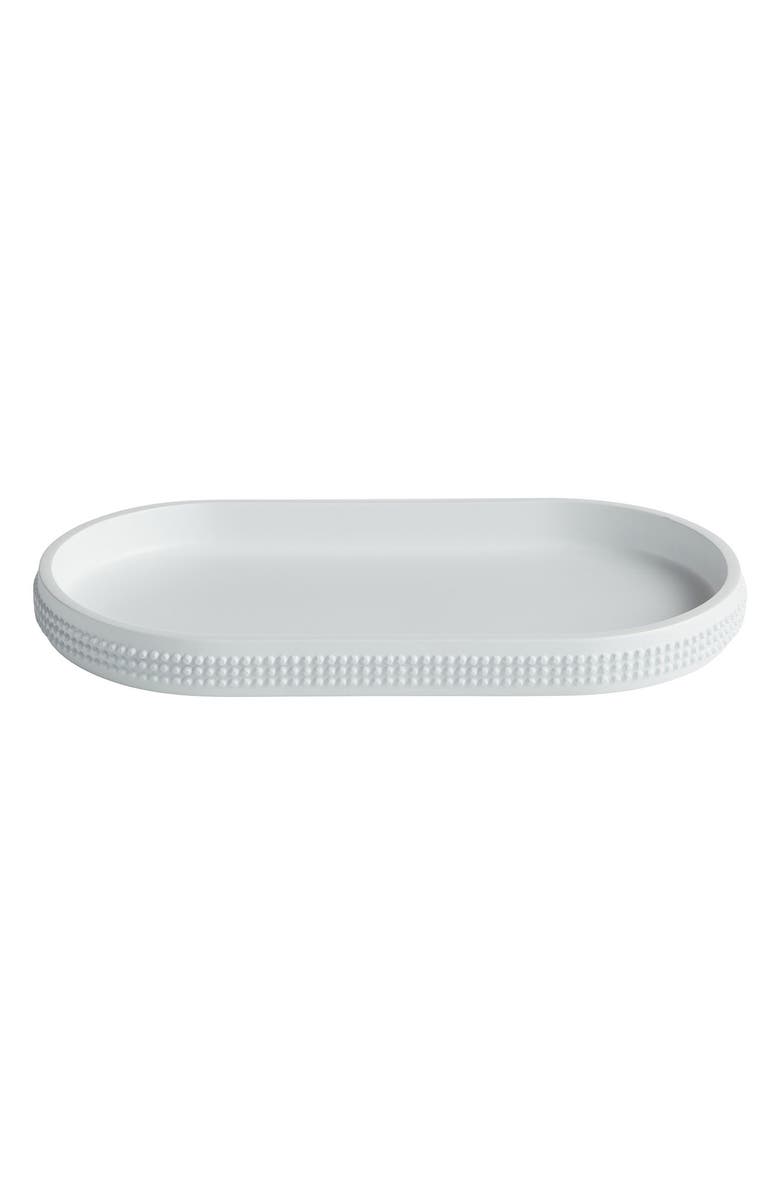 ROSELLI TRADING COMPANY Milano Amenity Tray, Main, color, White