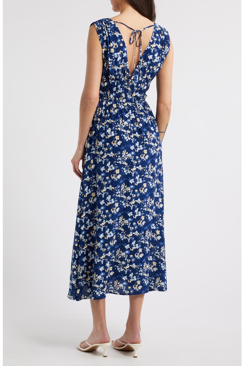 Lilith Floral Dress, Alternate, color, NAVY FLORA