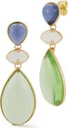 SPHERA MILANO Mixed CZ Drop Earrings