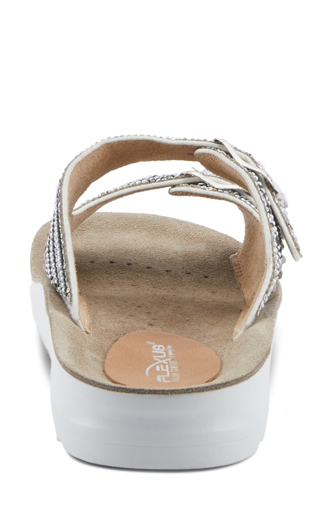 Cytheria Slide Sandal, Alternate, color, WHITE MULTI