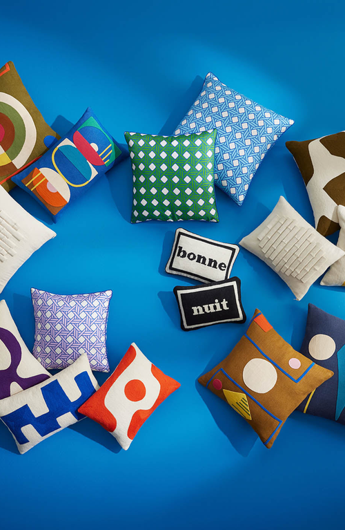 Jonathan Adler Ojai Pillow In Red