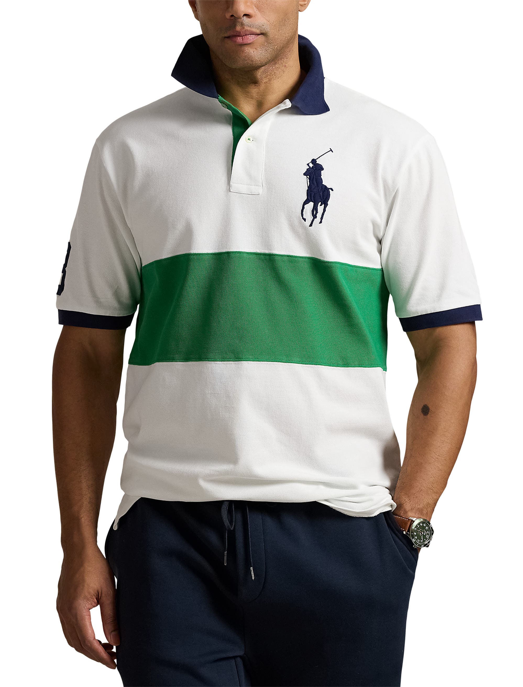 Big & Tall Big Pony Mesh Polo Shirt (Men) | Nordstrom