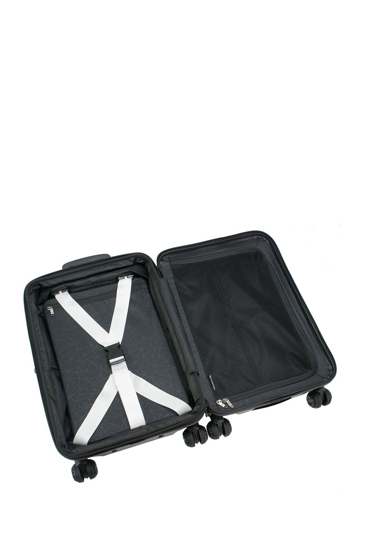 TRAVELERS CHOICE Traveler's Choice Millennial 21" Hardside Carry-On Spinner Luggage, Alternate, color, 