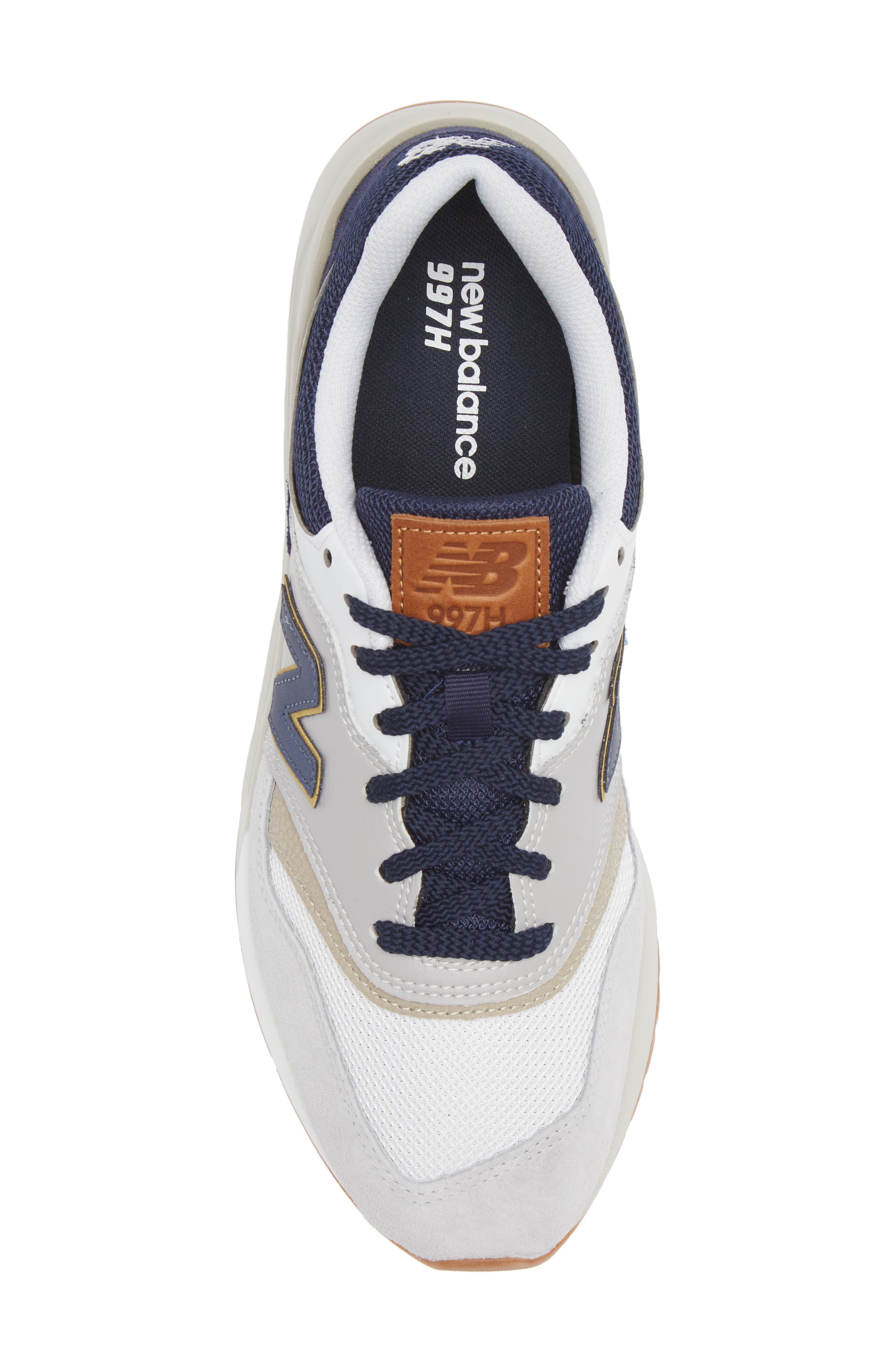 997 H Sneaker, Alternate, color, GREY/ NAVY