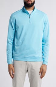 Peter Millar Perth Mélange Performance Quarter Zip Pullover