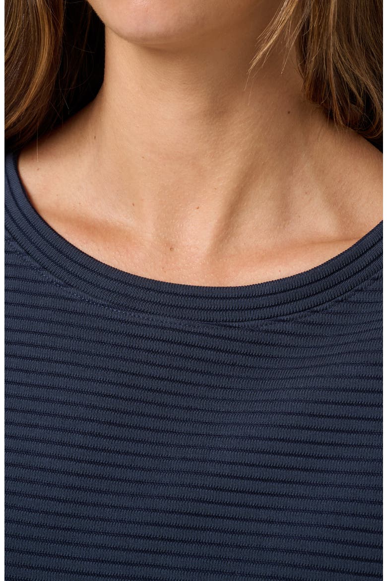 Coastal Rib Boat Neck Top, Alternate, color, NAVY BLAZER