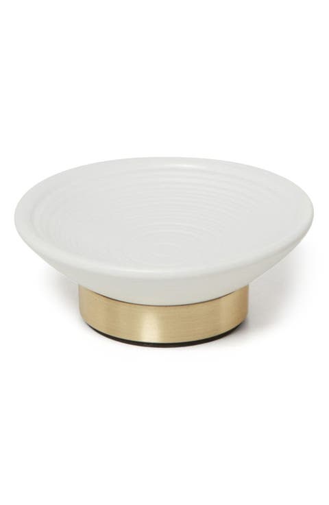 Dubai Brass Trim Soap Dish