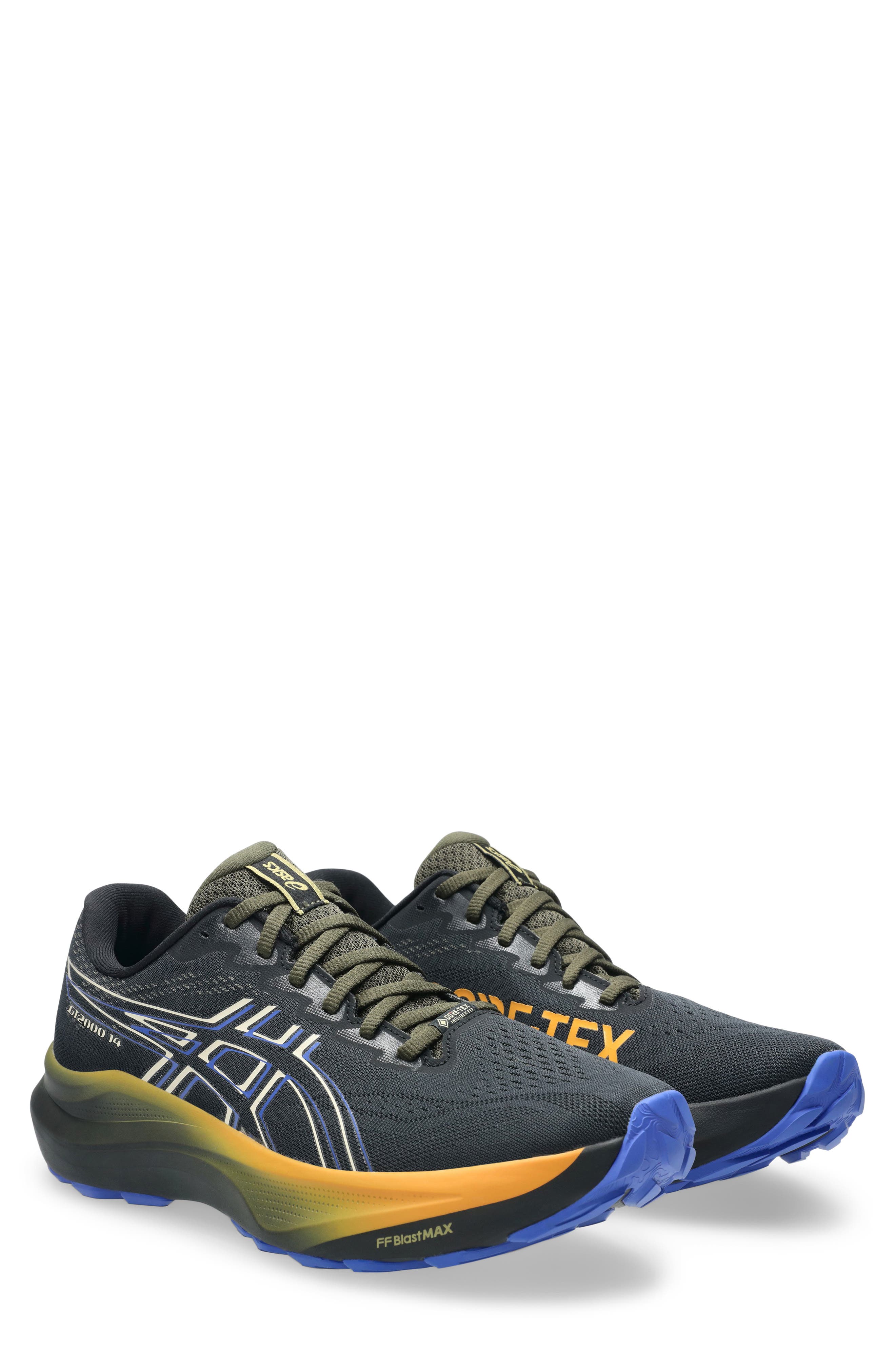 ASICS<sup>®</sup> GT-2000 14 GTX Gore-Tex<sup>®</sup> Waterproof Running Shoe, Main, color, Black/ Apricot Crush