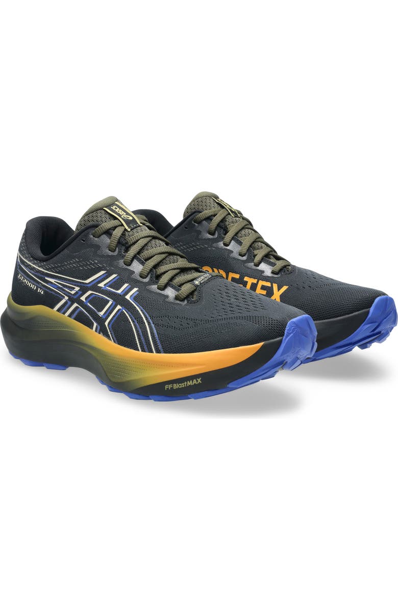 ASICS<sup>®</sup> GT-2000 14 GTX Gore-Tex<sup>®</sup> Waterproof Running Shoe, Main, color, Black/ Apricot Crush