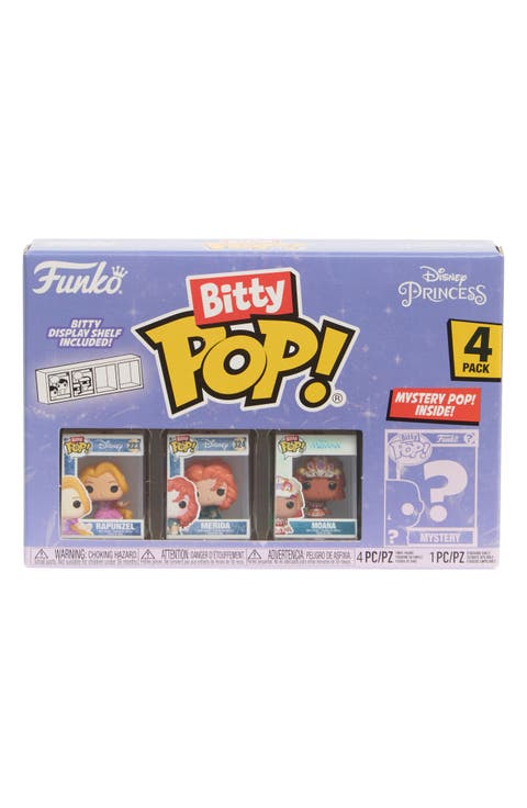 x Disney Mystery 4-Pack Bitty POP! Disney Princess Figurines