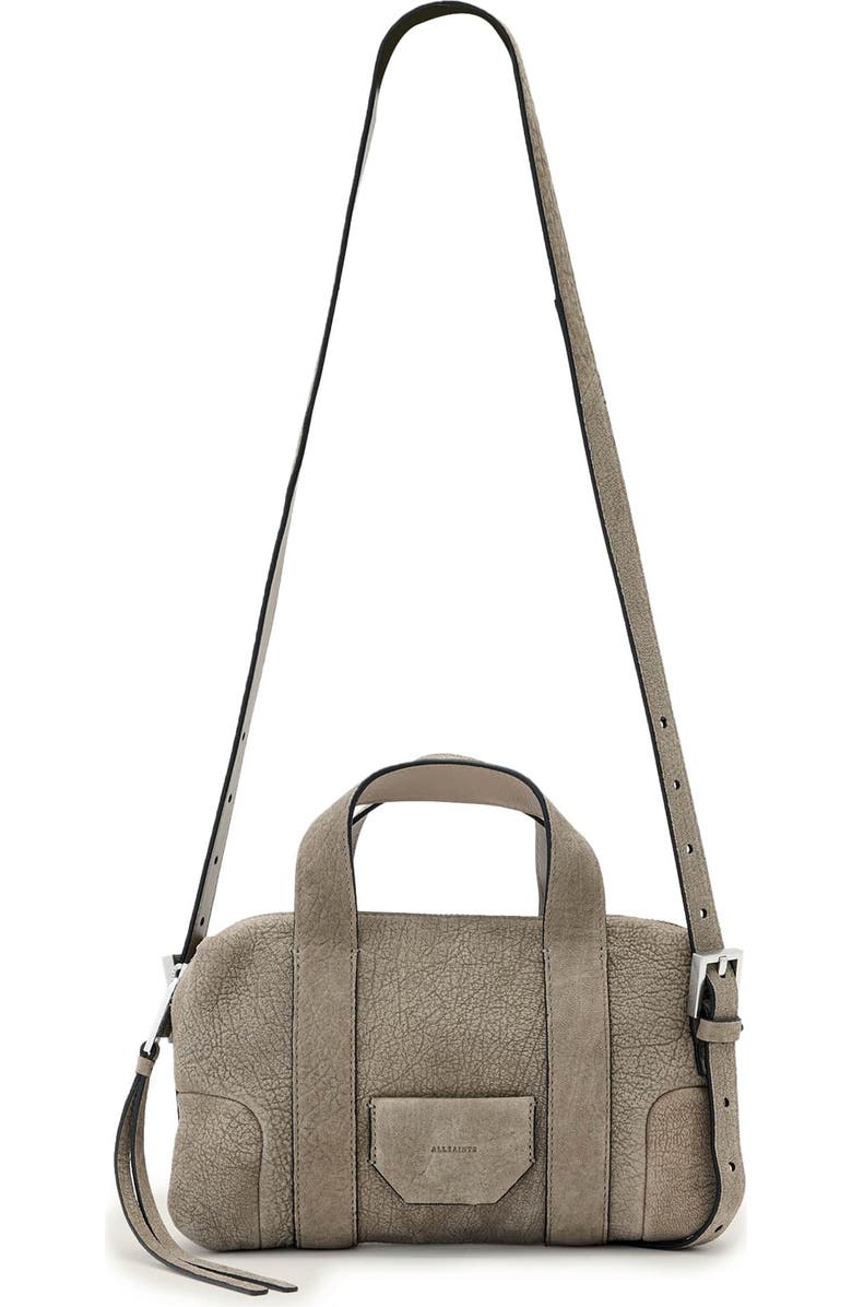 AllSaints Ares Compact Crossbody Bag, Main, color, Pebble Grey
