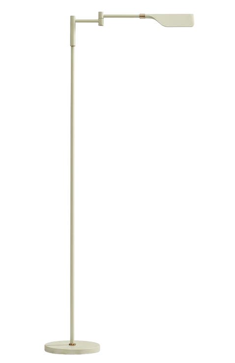 Leaf 53" Industrial LED Task Floor Lamp with Metal Empire Shade, 3-Way Dimming