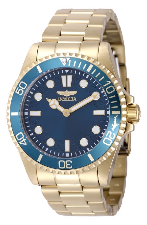 Pro Diver Bracelet Watch, 43mm