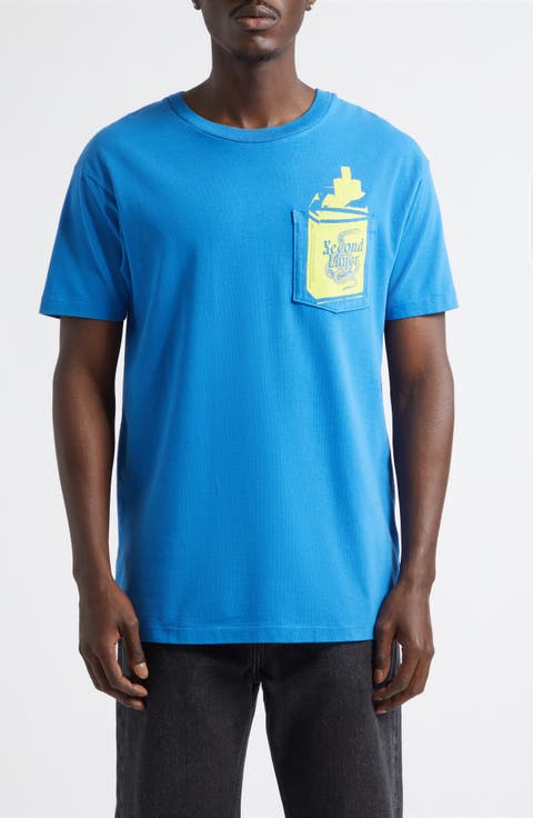 Ciggy Pocket Cotton Graphic T-Shirt