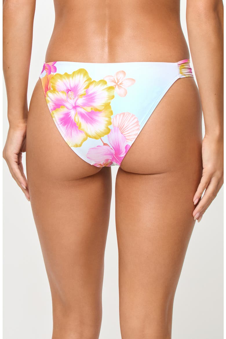 Dolce Full Coverage Bikini Bottoms, Alternate, color, HIBISCUS AND PLUMERIAS OH MY