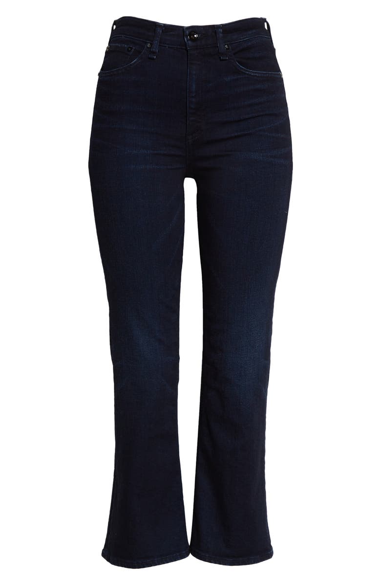 rag & bone Nina High Waist Ankle Flare Jeans, Alternate, color, Esme