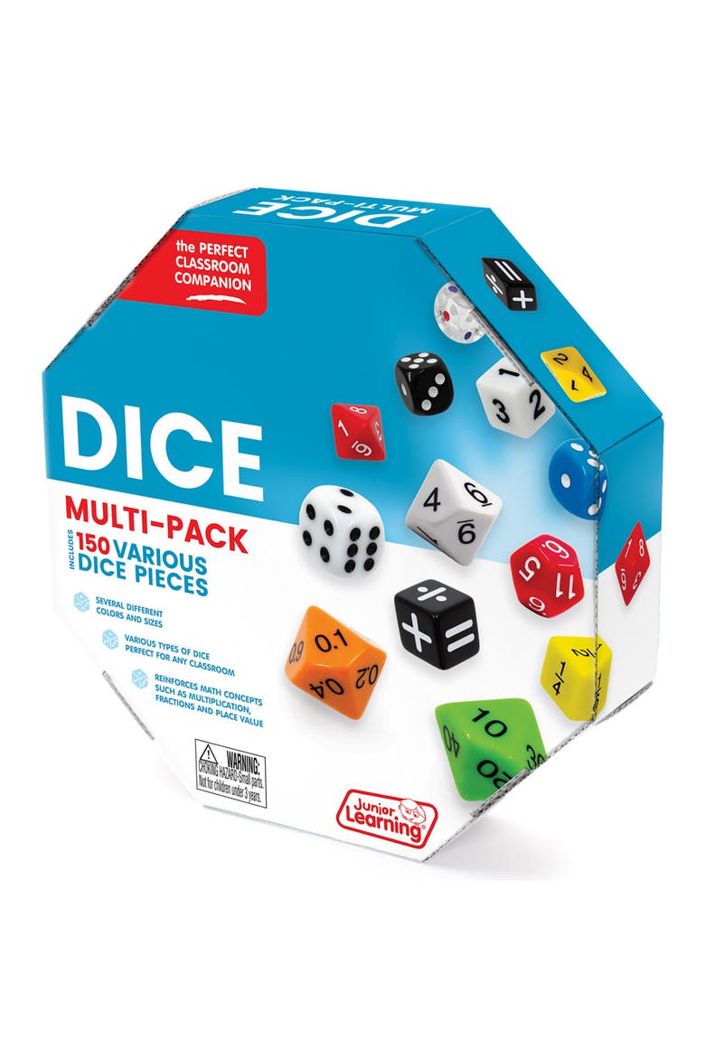 Dice Multipack 150 Pieces, Alternate, color, Multicolored