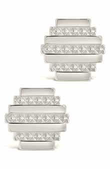 Sterling Forever Sezia Stud Earrings