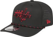 New Era Men's New Era Black Washington Capitals Sport Vented 9SEVENTY Rope Adjustable Hat