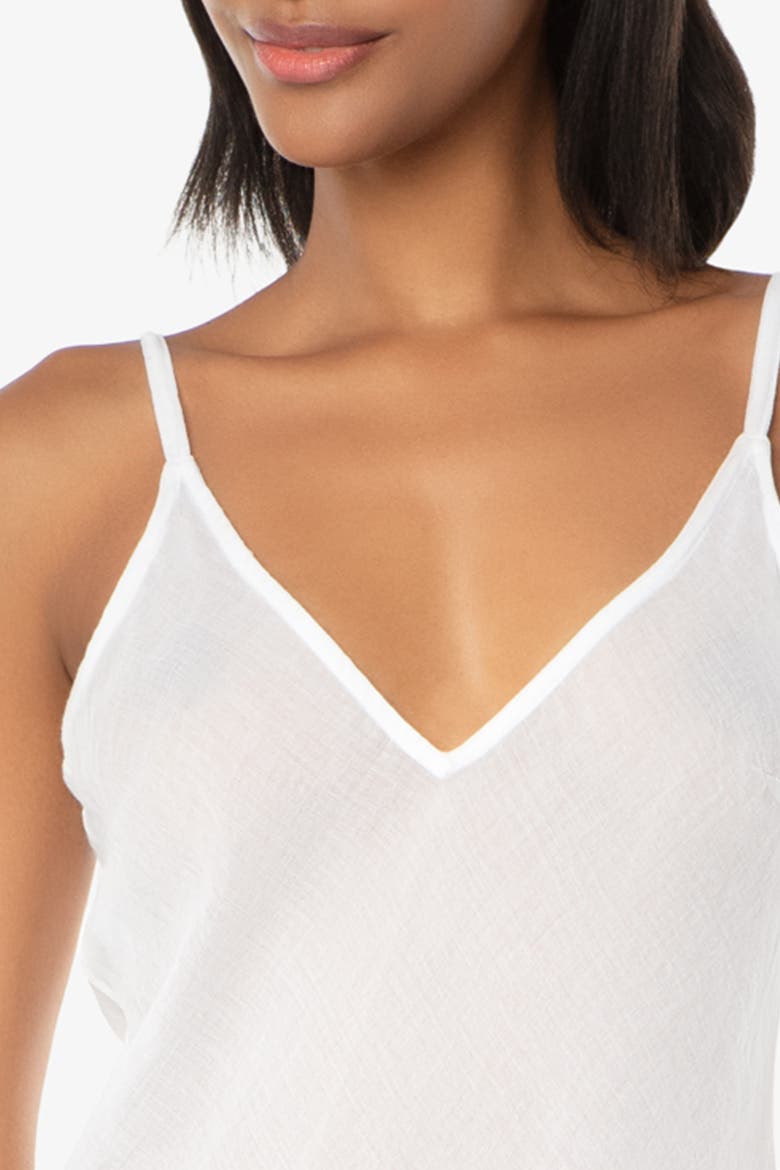 V-Neck Slip, Alternate, color, White