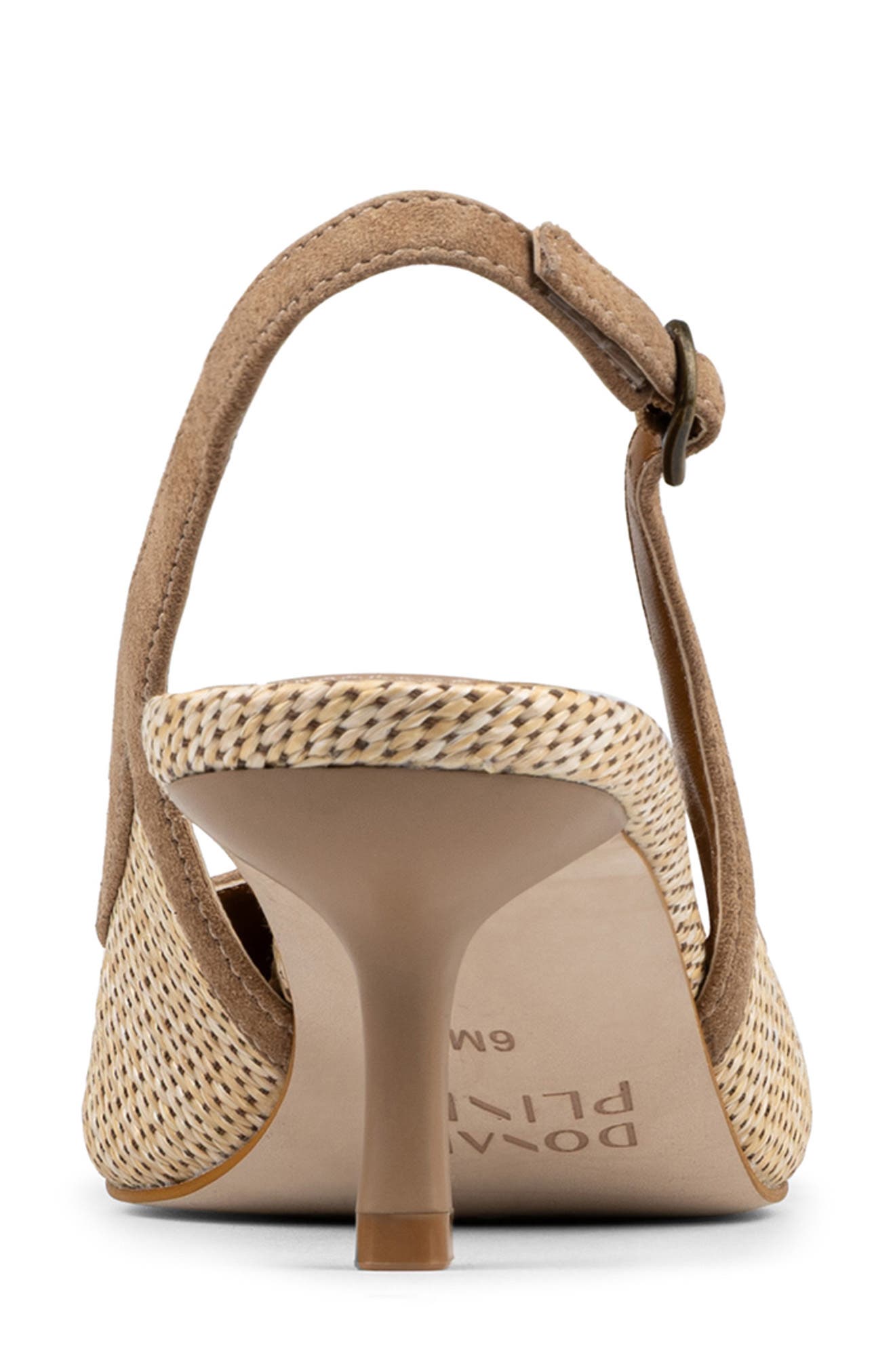 Carwyn Kitten Heel Slingback Pump, Alternate, color, TOBACCO