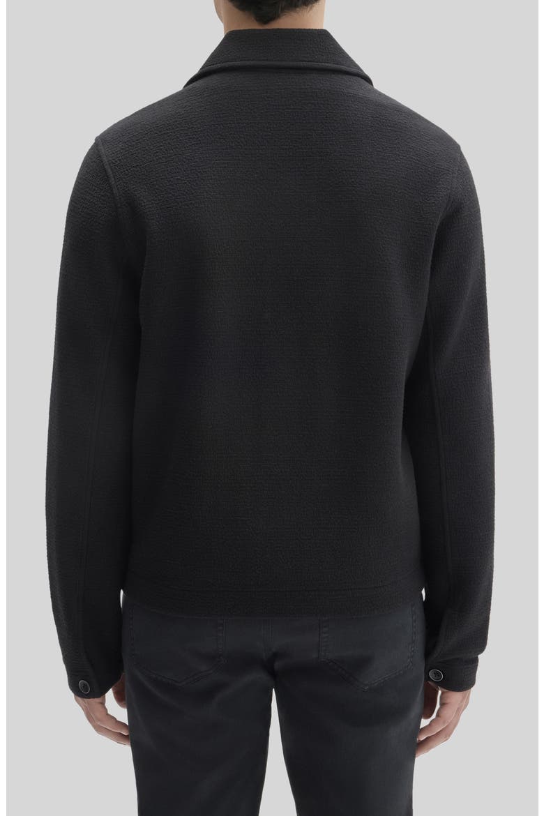 Dumas Button Front Jacket, Alternate, color, BLACK