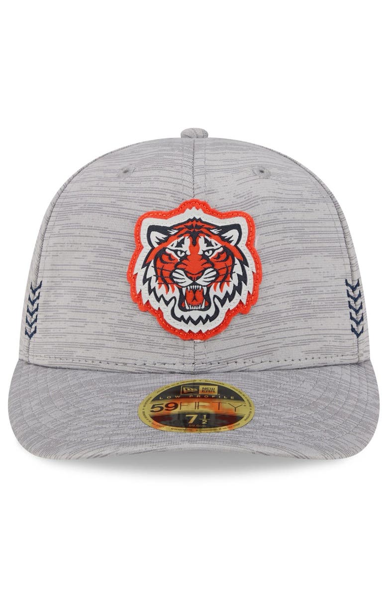 New Era Men's New Era  Gray Detroit Tigers 2024 Clubhouse Low Profile 59FIFTY Fitted Hat, Alternate, color, 