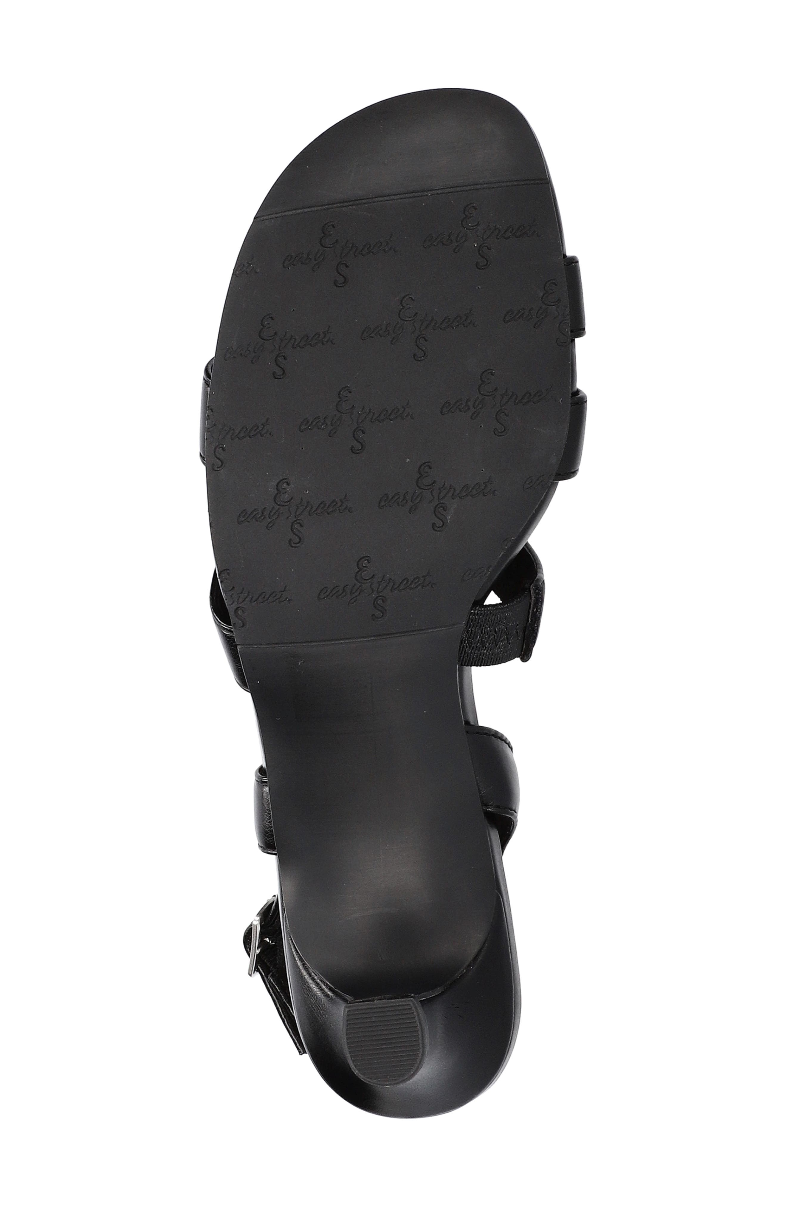 EASY STREET Como Strappy Sandal, Alternate, color, Black