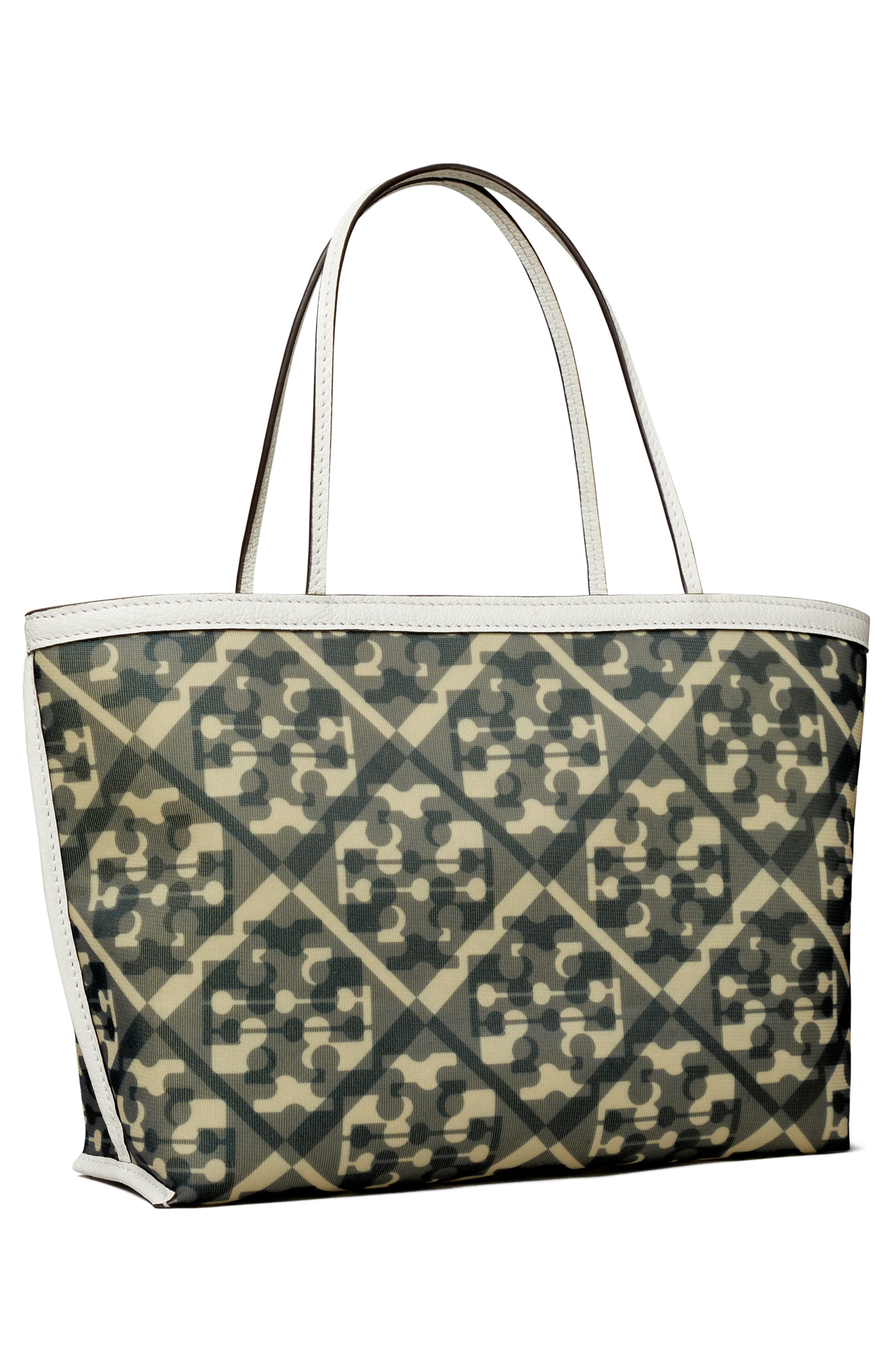 Tory Burch Prismatic Logo Large Mesh Tote, Alternate, color, 