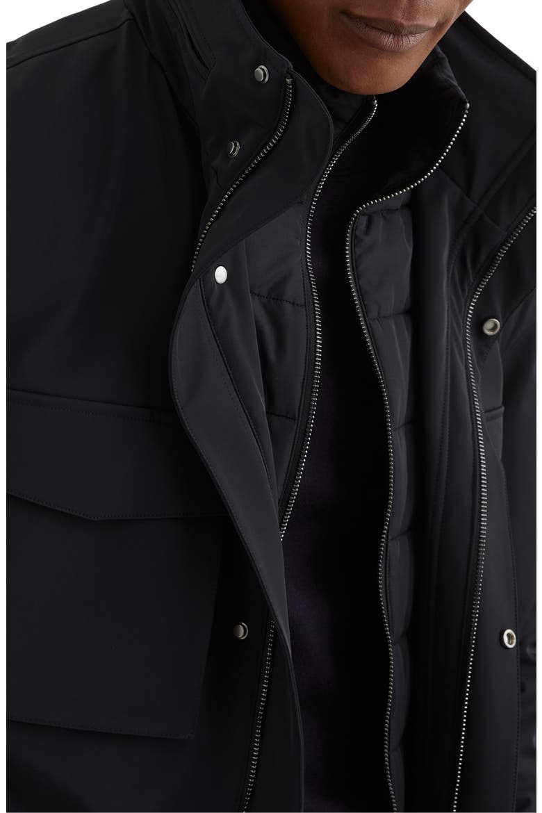 Glick 2-Piece Field Jacket with Removable Gilet, Alternate, color, NAVY