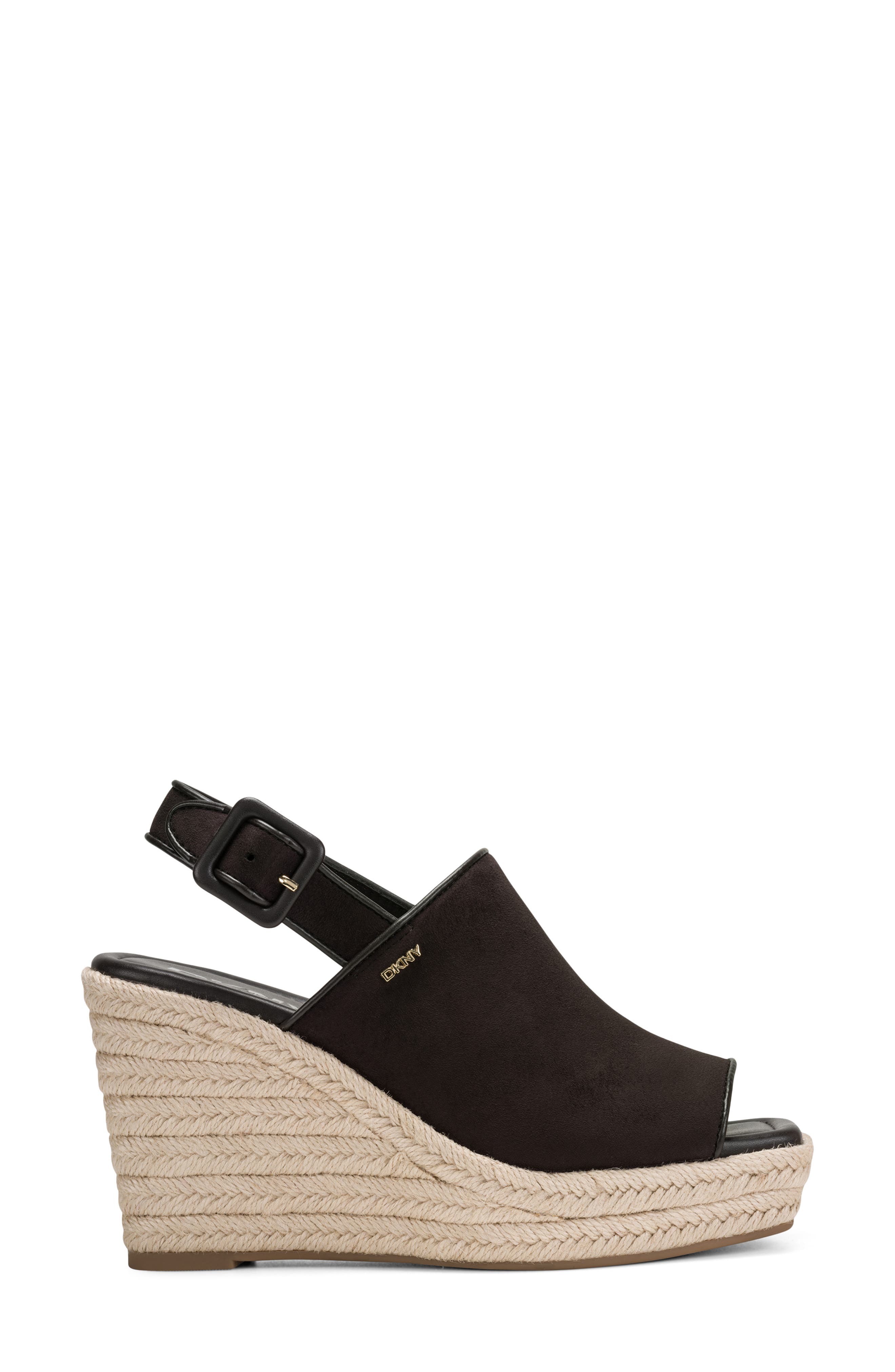 DKNY Coralyn Slingback Wege Sandal, Alternate, color, Brown