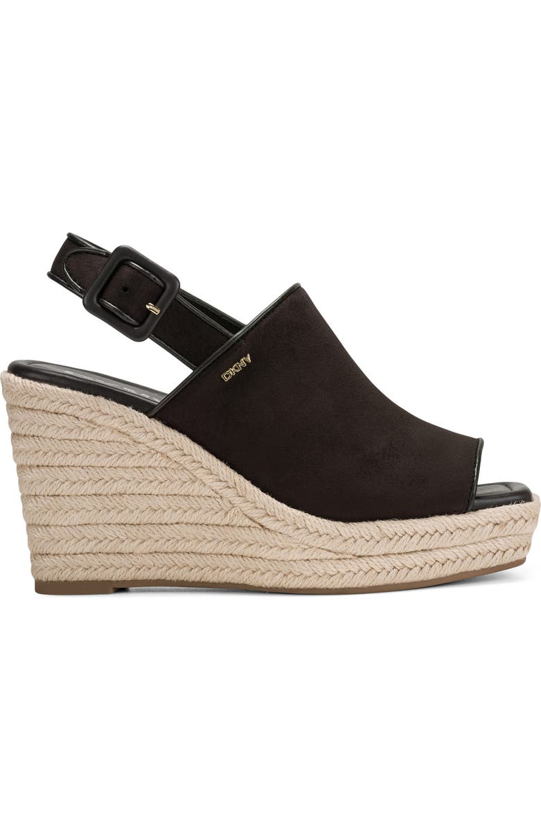 DKNY Coralyn Slingback Wege Sandal, Alternate, color, Brown