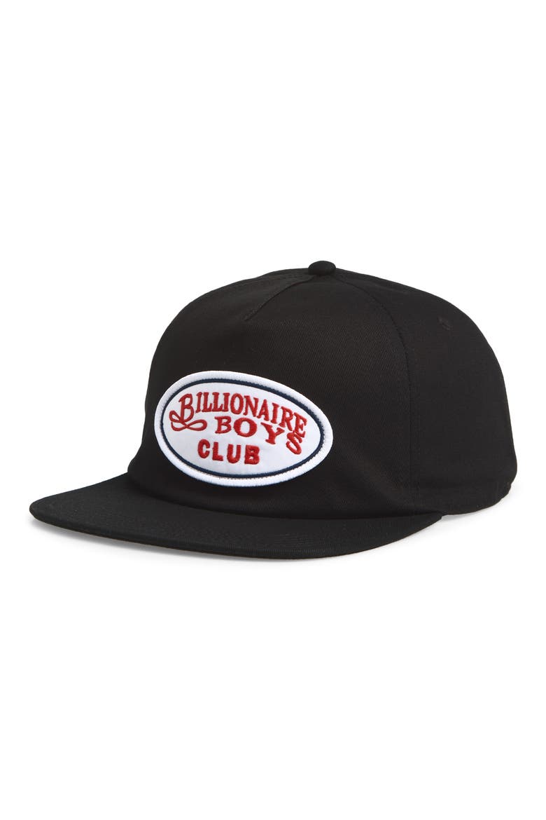Members Snapback Baseball Cap, Main, color, BLACK