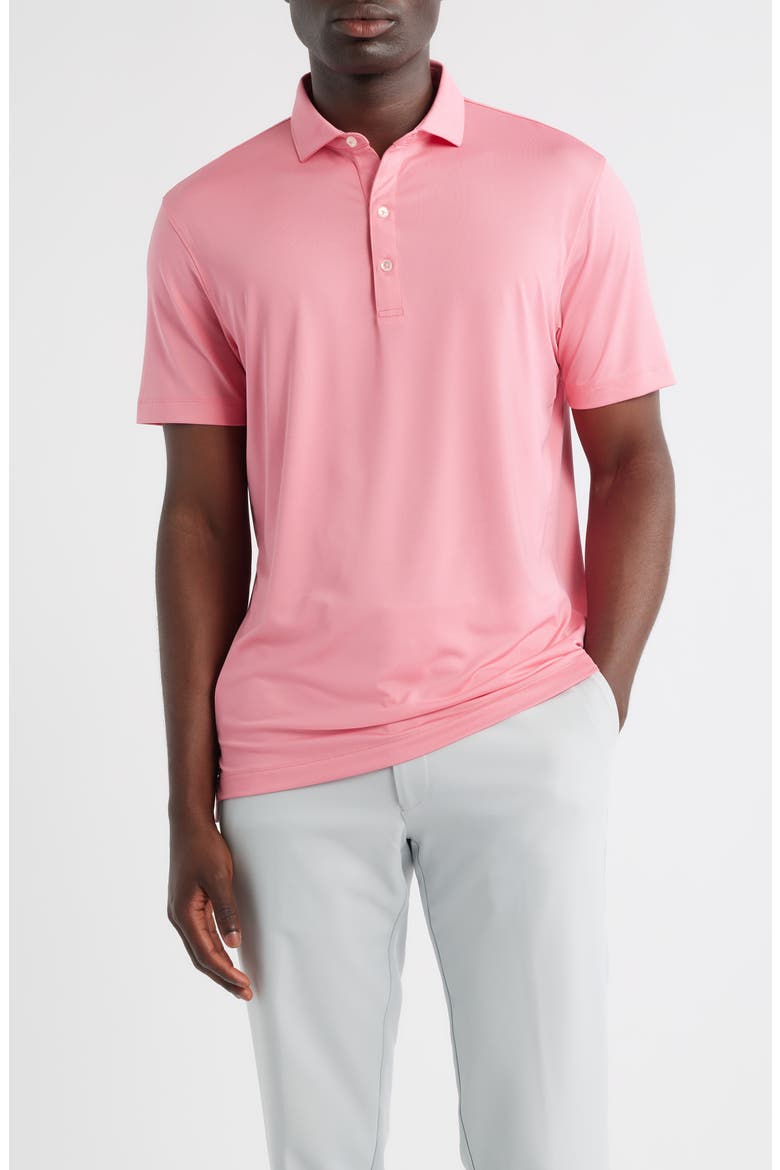 Birdie Classic Fit Performance Polo, Main, color, AZALEA
