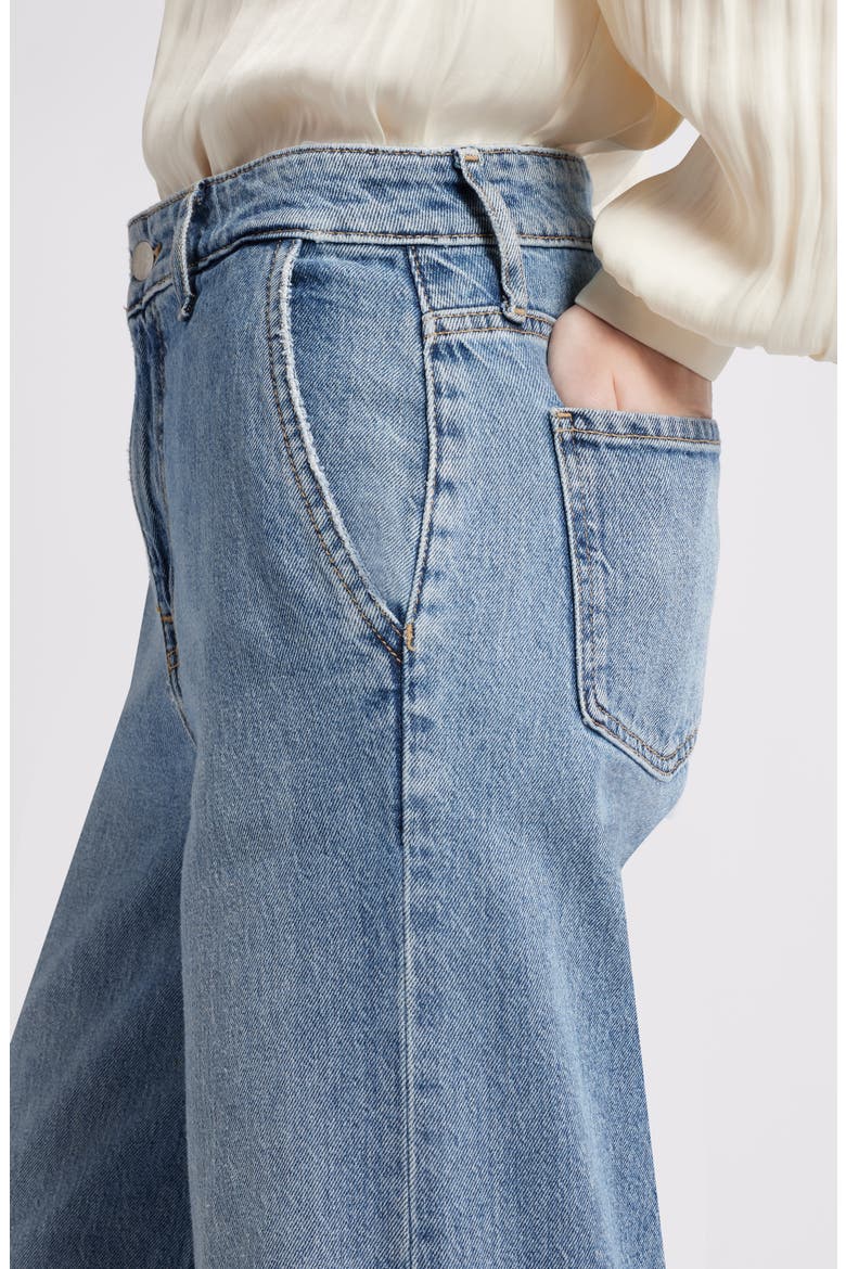High Waist Wide Leg Jeans, Alternate, color, LIGHT BLUE WASH