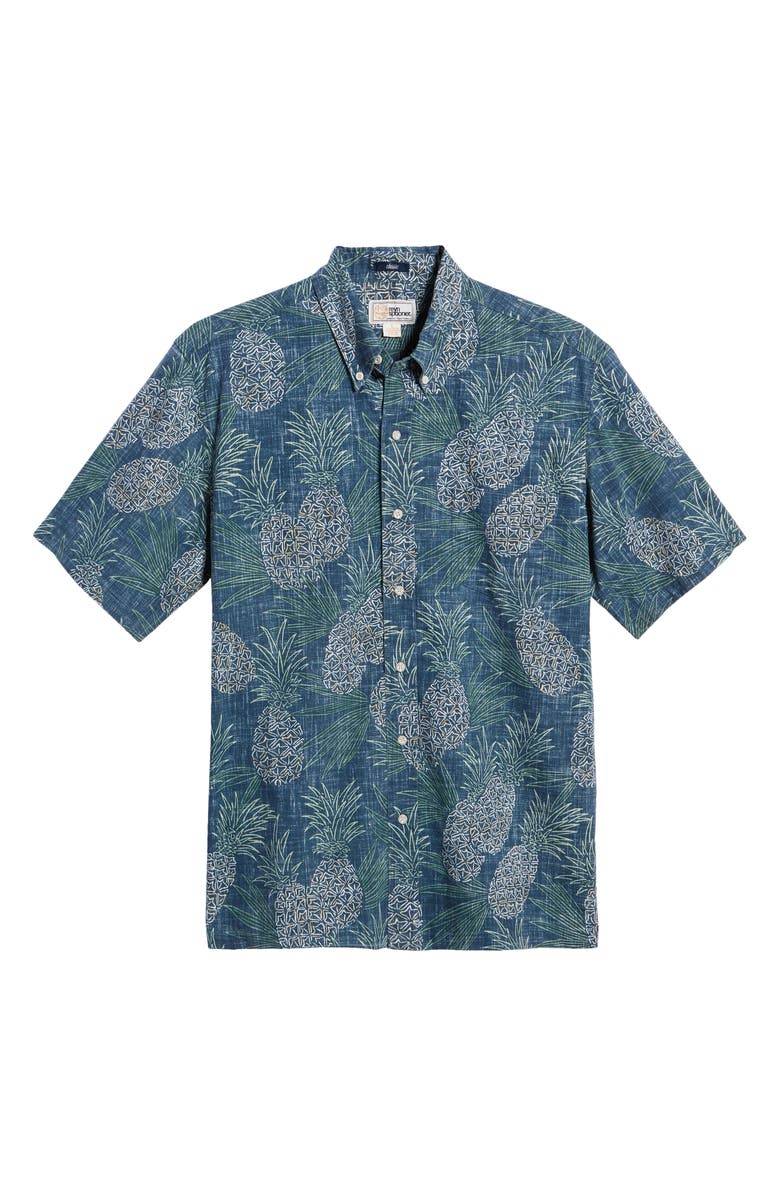 Reyn Spooner Hawaii Gold Regular Fit Short Sleeve Button-Down Shirt, Alternate, color, 