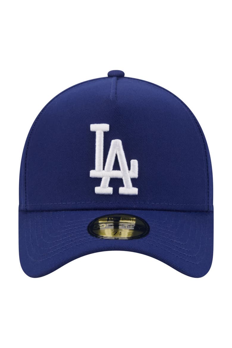 Men's New Era  Royal Los Angeles Dodgers A-Frame 59FORTY Fitted Hat, Alternate, color, Royal
