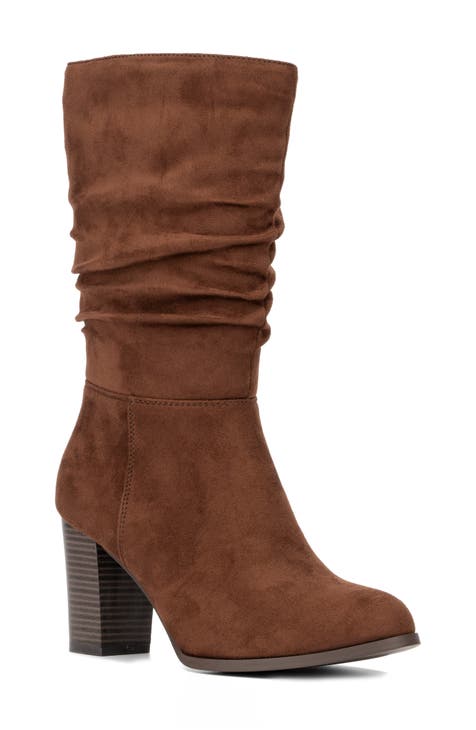 Amena Faux Suede Boot (Women)