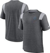 Nike Men's Nike Heather Charcoal Indianapolis Colts Sideline Tonal Logo Performance Player T-Shirt