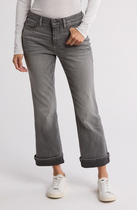Barbara Bootcut Ankle Jeans (Harbor Grey)