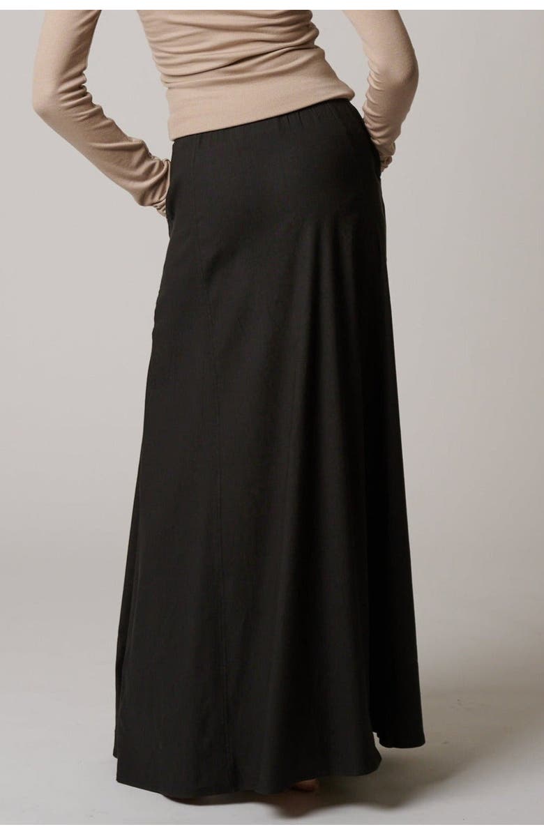 LEISURE LAB Sunset Flow Skirt, Alternate, color, Black