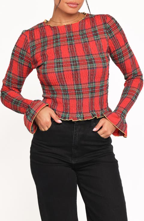 Lillee Smocked Crop Top