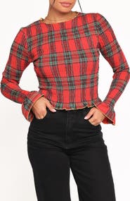 Petal & Pup Lillee Smocked Crop Top