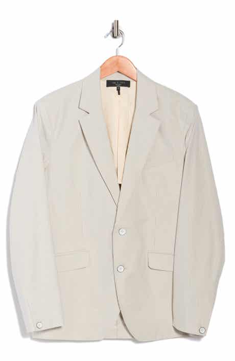 rag & bone Butler Stripe Notch Lapel Stretch Cotton Blazer