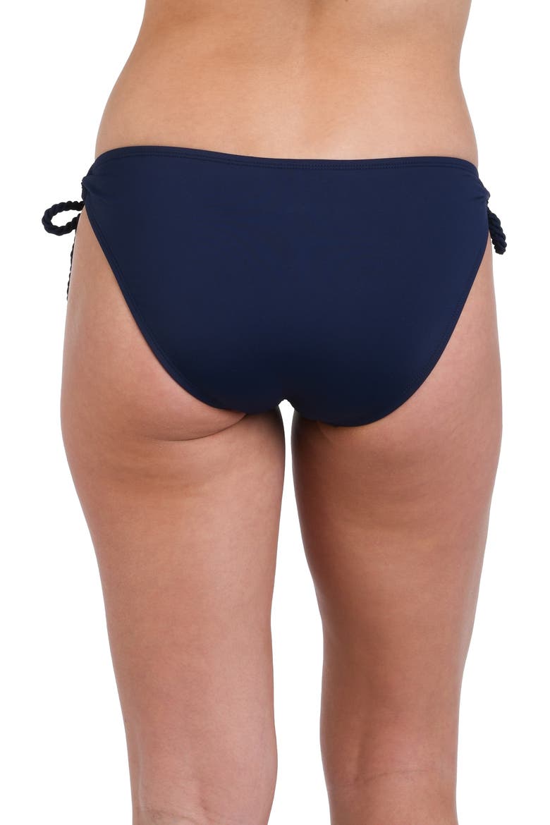 Sea Scallops Hipster Bikini Bottoms, Alternate, color, INDIGO