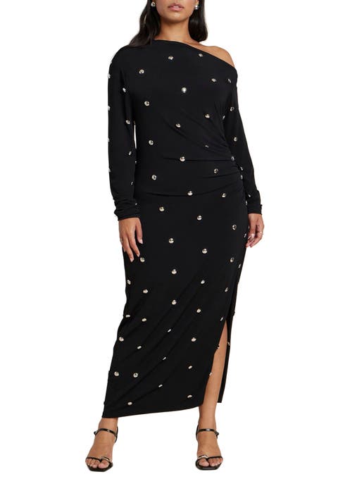 Draped Hardware Fitted Dress