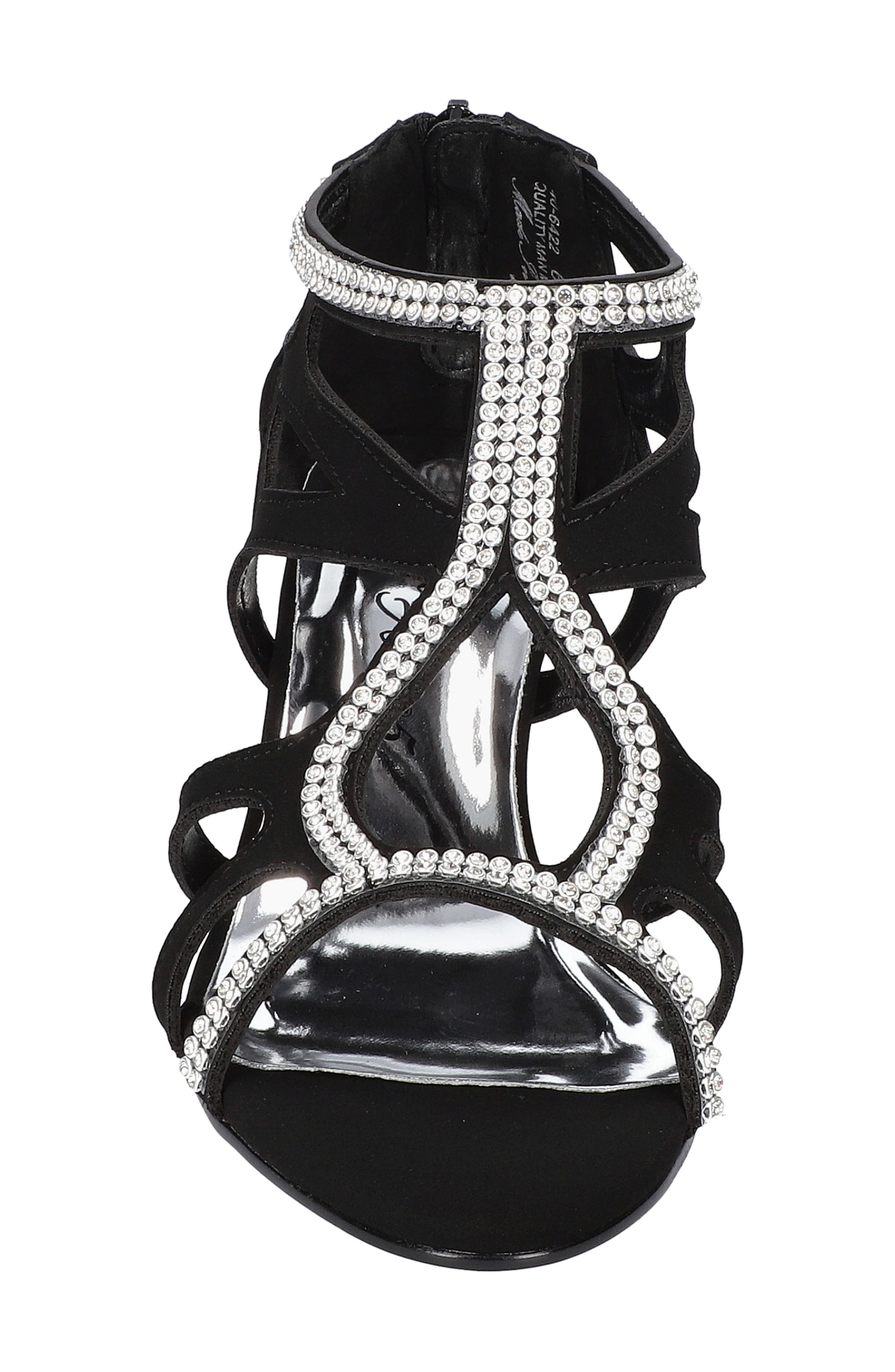 EASY STREET Flattery Cage Pump - Multiple Widths Available, Alternate, color, Black Suede